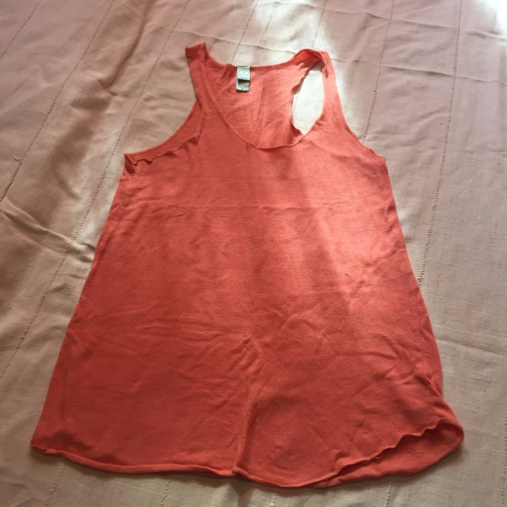 Alternative Earth Heather Peach Racerback Tank